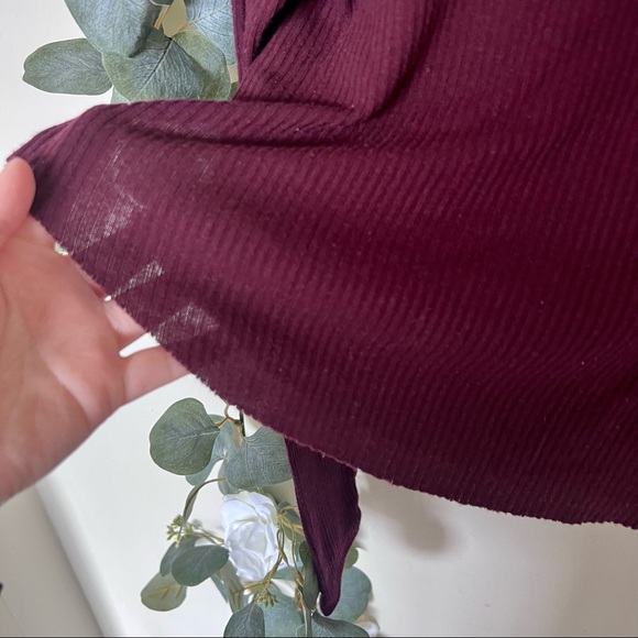 Forever 21 Long Sleeve Ribbed Crop Hoodie - Picture 6 of 8